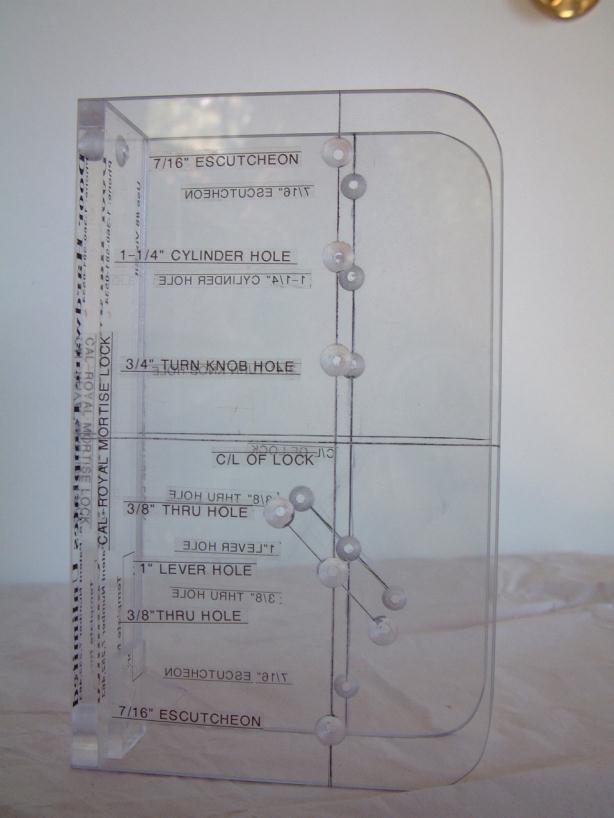 Door Hardware Template Photos